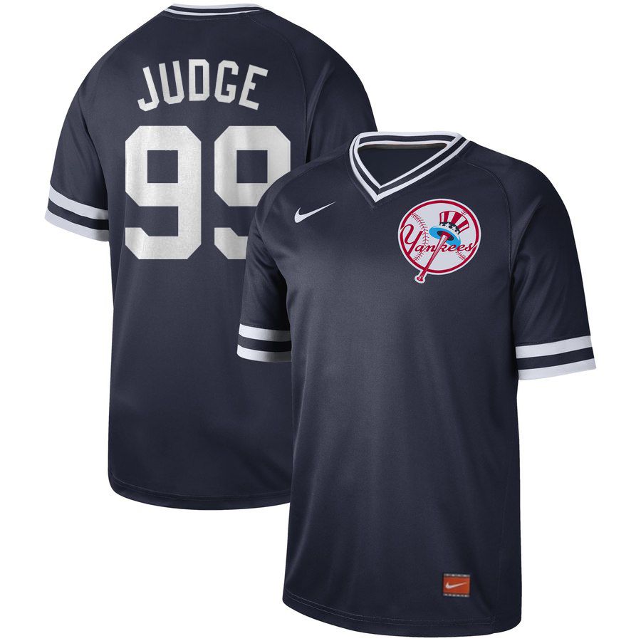 2019 Men MLB New York Yankees #99 Judge blue Nike Cooperstown Collection Jerseys->new york yankees->MLB Jersey